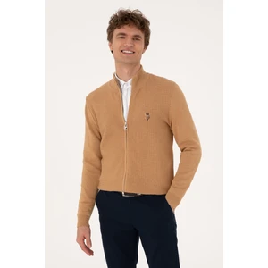 U.s. Polo Assn. Erkek Camel Melanj Hırka (Triko) 50288871-VR122