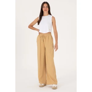 U.s. Polo Assn. Kadın Camel Pantolon (Kanvas-Chino) 50300357-VR015