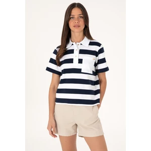 U.s. Polo Assn. Kadın Lacivert Tişört 50306713-VR033