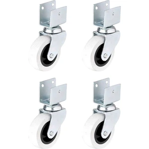 324- Gri Kısa U Tablalı 50X20 Mobilya Tekeri 4 Ad.