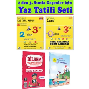 Tonguç Akademi 2'den 3'e Hazırlık Model Şahane Yaz Tatil Seti 3. Sınıfa Geçiş Seti