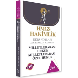 Yetki Yayınları Milletlerarası Hukuk Milletlerarası Özel Hukuk Hakimlik Hmgs Ders Notları  2025