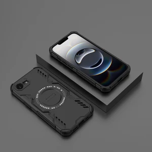 iPhone 16E Manyetik Telefon Kılıfı, Güçlü Manyetik Isı Dağılımı Telefon Kılıfı Kapağı iPhone 16E (Yurt Dışından)