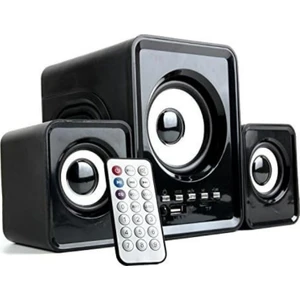 Kablosuz Bluetooth 2+1 Hoparlör Pc Tv Mobil Uyumlu Fm Radyo Tf Kart Usb Giriş