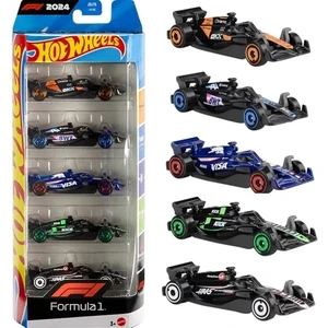 Hot Wheels Formula 1 2024 Araba Seti 5 Li Lisanslı Model Araç Koleksiyonu