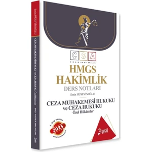 Yetki Yayınları  Çsa Ceza Muhakemesi ve Ceza Hukuku Özel Hükümler Hakimlik Hmgs Ders Notları 2025