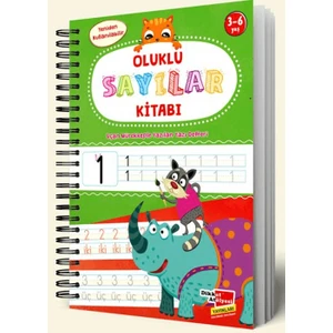 Sayıları Yazmayı Kolayca Öğreten Kitap Sihirli Uçan Kalemli Oluklu (Kabartmalı) Sayılar Kitabı