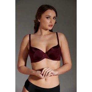 Yarım Destekli Lazer Soft Kap Sütyen C16040 Bordo