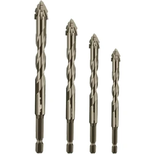 Sanctuary Vault 4 Adet Dört Kanallı Testere Dişli Eksantrik Matkap Ucu, 6MM+8MM+10MM+12MM (Yurt Dışından)