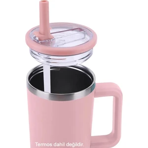 Quencher 40 Oz Pipetli Termos Sızdırmaz Kapak Sızdımaz Seti