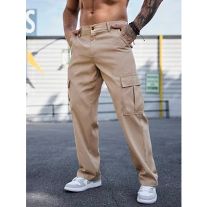 Erkek Kargo Cepli Gabardin Regular Fit Pantolon