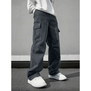 Erkek Kargo Cepli Gabardin Regular Fit Pantolon