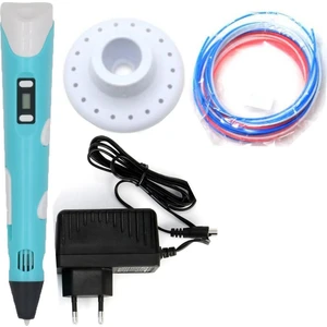 3D Kalem-Pen-Adaptörlü Model-Mavi