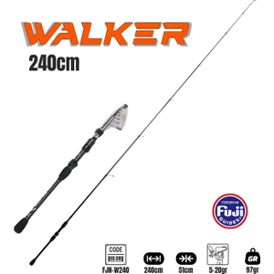 Walker 240CM 5-20GR Teleskopik Spin Olta Kamışı