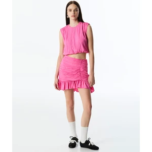 Büzgülü Mini Etek TS1250004169033