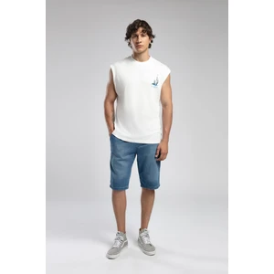 Lee Cooper Carl Erkek %100 Pamuk O Yaka Atlet Ekru