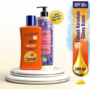 Eda Taşpınar Yüksek Korumalı Güneş Kremi SPF 50+ (200ml) & Tulum Body Mist (65ml)
