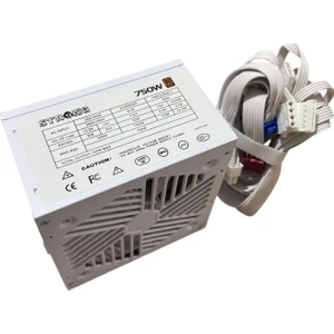 ST750 750W 80+ Bronze Apfc Beyaz Power Supply Güç Kaynağı