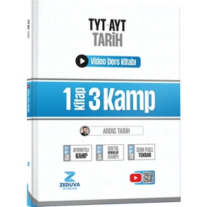 Zeduva Yayınları Soner Ardıç Tarih Tyt-Ayt Tarih 1 Kitap 3 Kamp Video Ders Kitabı