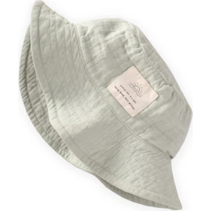 Müslin Fötr Şapka 2-8 Yaş Su Yeşili