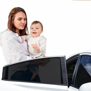 1 Adet Araba Arka Yan Cam Anne Bebek Çocuk Emzirme Perdesi Oto Araç Arka Yan Cam Perde Güneşlik Örtüsü