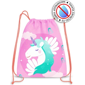 Unicorn Su Geçirmez Kız Çocuk Ipli Sırt - Plaj Çantası