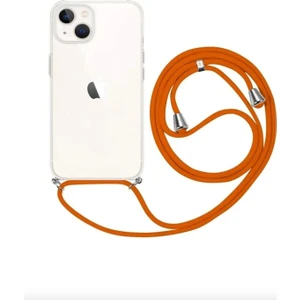 Samsung Galaxy S24 Fe (SM-S721B) ile Uyumlu Kılıf Silikon Ipli Boyundan Askılı Darbe Emici Antishock Kapak Tpu