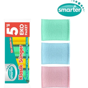 Klasik Bulaşık Süngeri 5'li + Pratik Sünger 3'lü