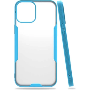 iPhone 12 Mini Kılıf Mkst Parfe Kapak-Mavi