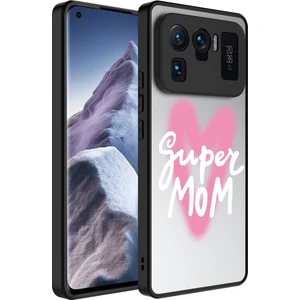Xiaomi Mi 11 Ultra Kılıf Aynalı Desenli Kamera Korumalı Parlak Mkst Mirror Kapak-Süper Anne