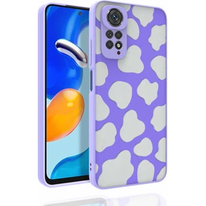 Xiaomi Redmi Note 11 Global Kılıf Desenli Kamera Korumalı Parlak Mkst Nora Kapak-No6