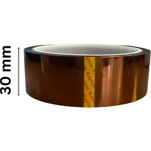 Kapton Yanmaz Bant 30 mm 30 Metre