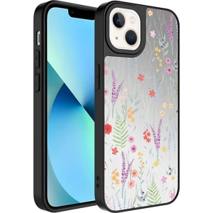 Apple iPhone 13 Kılıf Aynalı Desenli Kamera Korumalı Parlak Mkst Mirror Kapak-Dallar