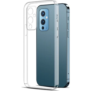 One Plus 9 Kılıf Mkst Süper Silikon Kapak-Renksiz