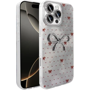 iPhone 16 Pro Max Kılıf Kamera Korumalı Figürlü Mkst Ponti Silikon Kapak - Açık Mavi