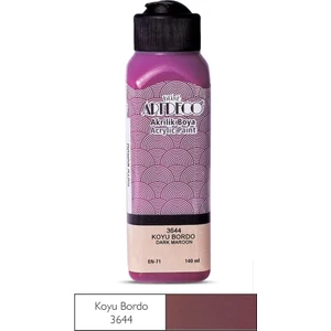 Akrilik Boya 140 Ml Koyu Bordo