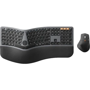 Protoarc EKM01 Plus Siyah Gri Kablosuz Klavye Mouse Seti (CP013399)