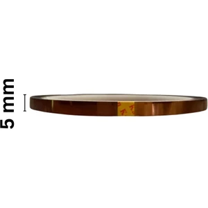Kapton Yanmaz Bant 5 mm 30 Metre