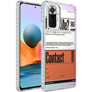 Xiaomi Redmi Note 10 Pro Kılıf Airbag Kenarlı Renkli Desenli Silikon Mkst Elegans Kapak-No6