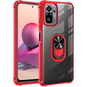 Xiaomi Redmi Note 10 Kılıf Mkst Mola Kapak-Kırmızı