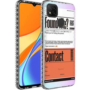 Xiaomi Redmi 9c Kılıf Airbag Kenarlı Renkli Desenli Silikon Mkst Elegans Kapak-No6