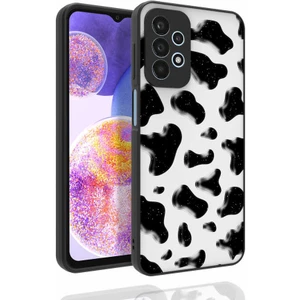 Galaxy A23 Kılıf Desenli Kamera Korumalı Parlak Mkst Nora Kapak-No2