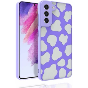 Galaxy S21 Fe Kılıf Desenli Kamera Korumalı Parlak Mkst Nora Kapak-No6