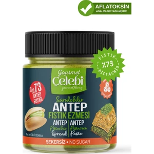 Gourmet Çelebi Şekersiz Sürülebilir Antep Fıstık Ezmesi