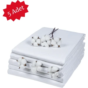 Otel Tipi Lüx 83 Tel Çift Kişilik Çizgili Pamuk Saten Nevresim 5 Adet