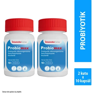 Farma Probiomax Probiyotik Mikroorganizma Içeren Kapsül Takviye Edici Gıda 10 Kapsül x 2 Adet