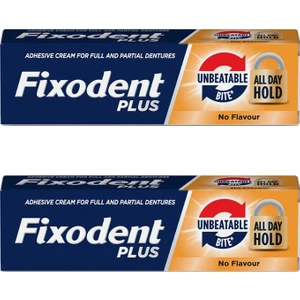 Plus Extra Güçlü Diş Protez Yapıştırıcı Tat Içermez Krem 57 gr 2 Adet