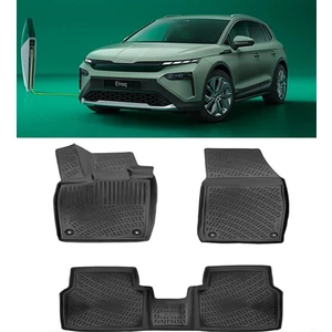 Skoda Elroq 2025 ve Sonrası 3D Havuzlu Paspas Siyah
