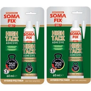 2 Adet Somafix 60 ml Beyaz High Tack Suya Dayanıklı Korniş Genel Amaçlı Yapıştırıcı S67