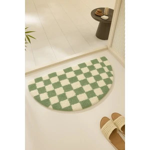 Dekoratif Ay Desenli Dama Kaymaz Taban Paspas Chessmoon Koleksiyonu